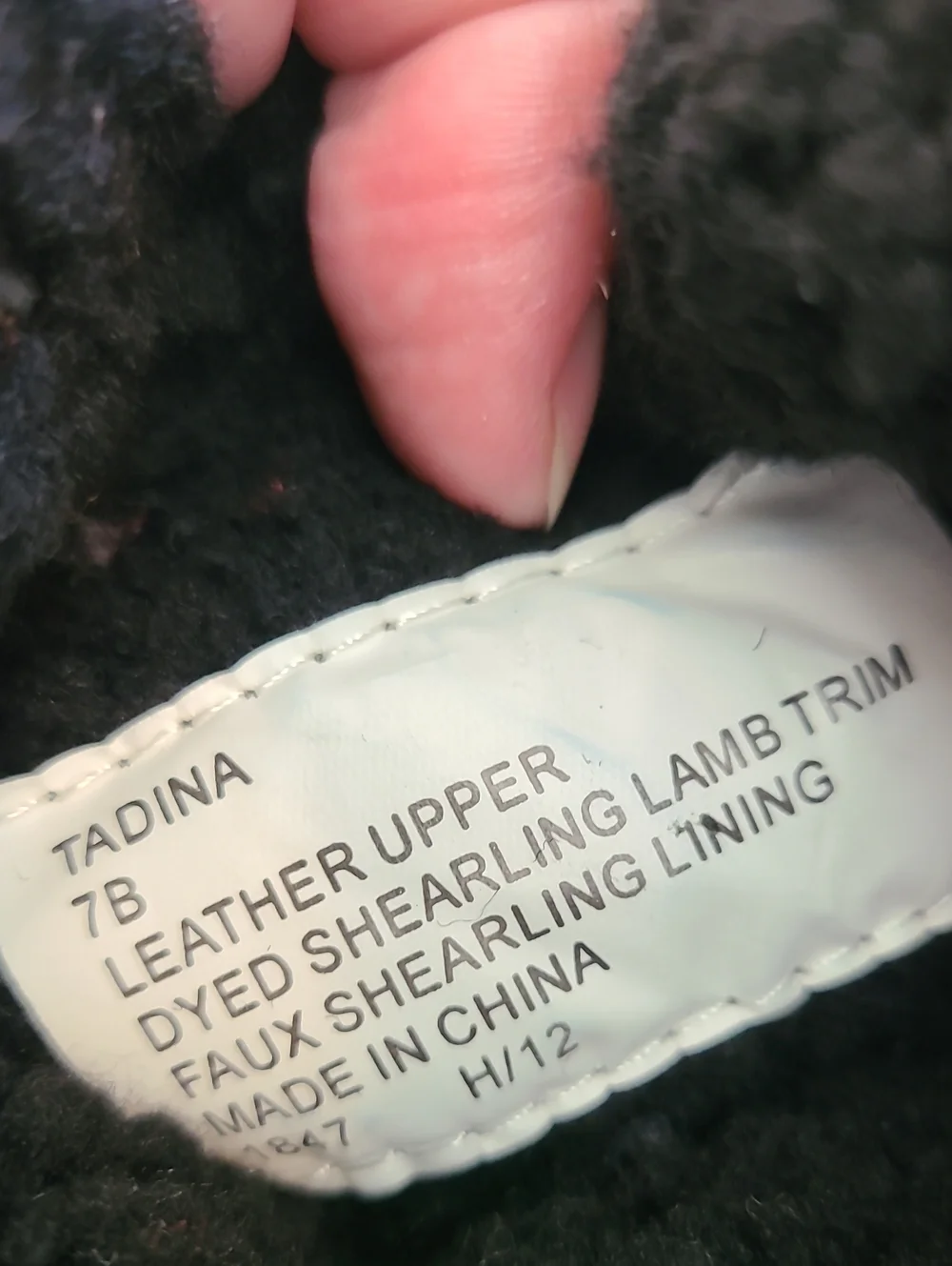 Ralph Lauren Black Suede Sherling/Faux-Fur Trim Winter Boots